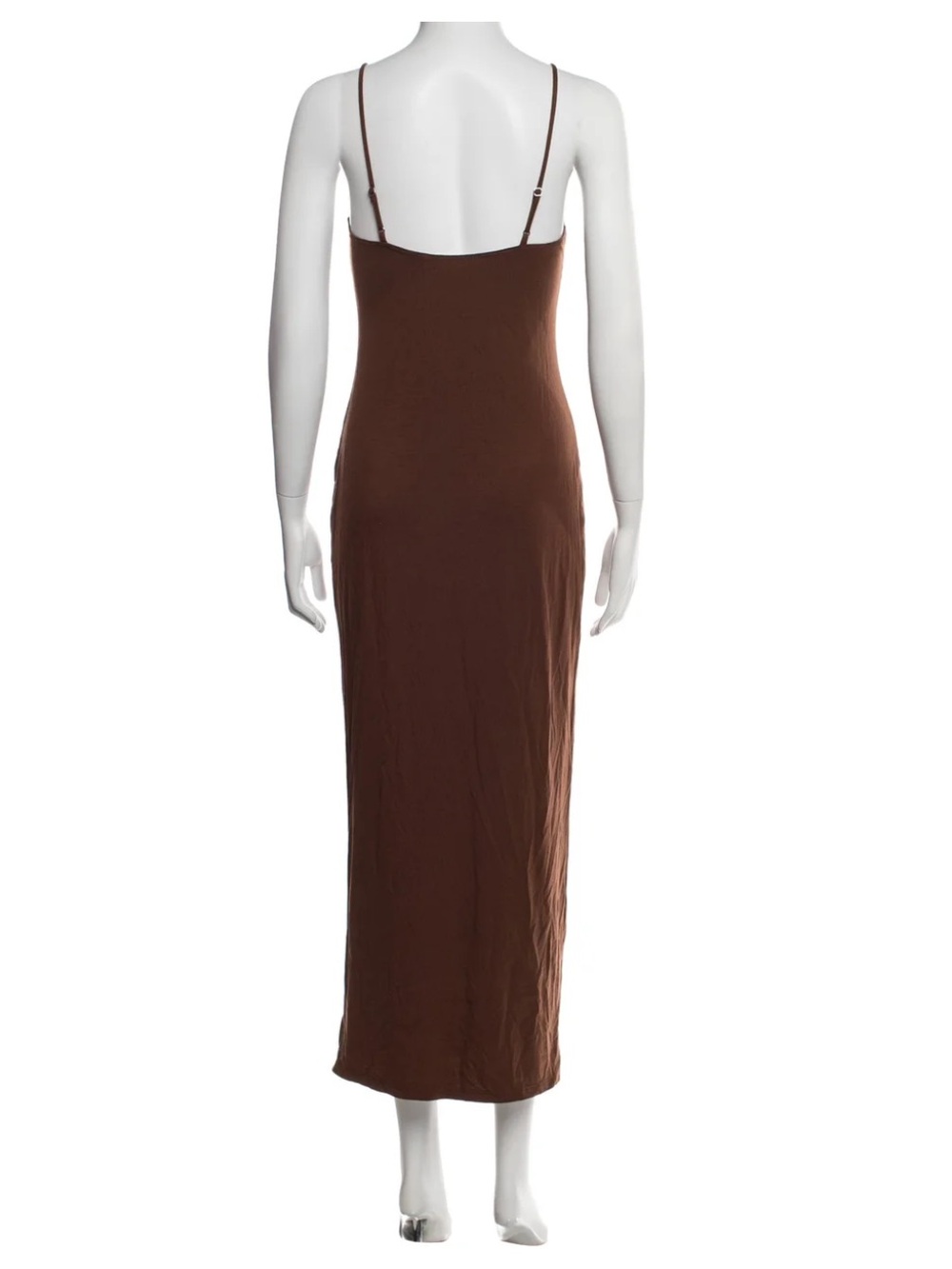 Reformation Brown Strappy Maxi Dress with Keyhole Detail - Picture 5 of 5